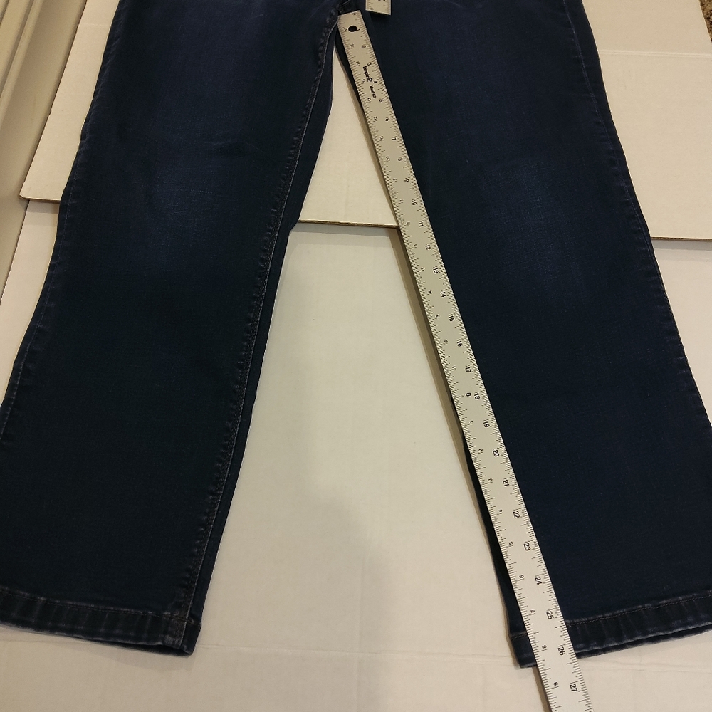 Karl‎ Lagerfeld Women's Jeans, Contrast Stich Indigo Stretch Size14 - Picture 3 of 6